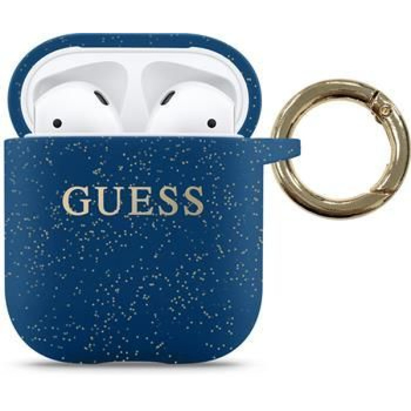 Guess Maciņš austiņām Guess  AirPods Silicone Case Blue