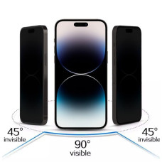 Ilike Aizsargstikls iLike Apple IPHONE 16 PRO MAX Tempered Privacy Glass Black