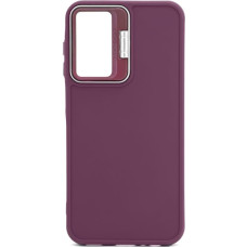 Ilike Aizmugurējais vāciņš iLike Samsung Galaxy A55 Hybrid case With Camera Stand Plum
