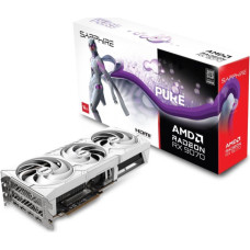 Sapphire Grafiskās karte / Video kartes Sapphire  Graphics Card||AMD Radeon RX 9070|16 GB|GDDR6|256 bit|PCIE 5.0 16x|Triple slot Fansink|2xHDMI|2xDisplayPort|11349-02-20G
