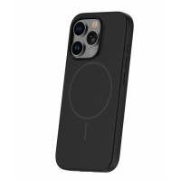 Ilike Aizmugurējais vāciņš iLike Apple iPhone 16 Pro Max Soft Touch Silicone case With Magnetic Black