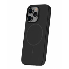 Ilike Aizmugurējais vāciņš iLike Apple iPhone 16 Pro Max Soft Touch Silicone case With Magnetic Black