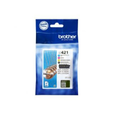 Brother Aksesuāri un izejmateriāli Brother  LC421VALDR | Ink Cartridges | Black, cyan, magenta, yellow