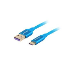 Lanberg Kabelis Lanberg  Cable CA-USBO-21CU-0010-BL USB-A to USB-C, 1 m
