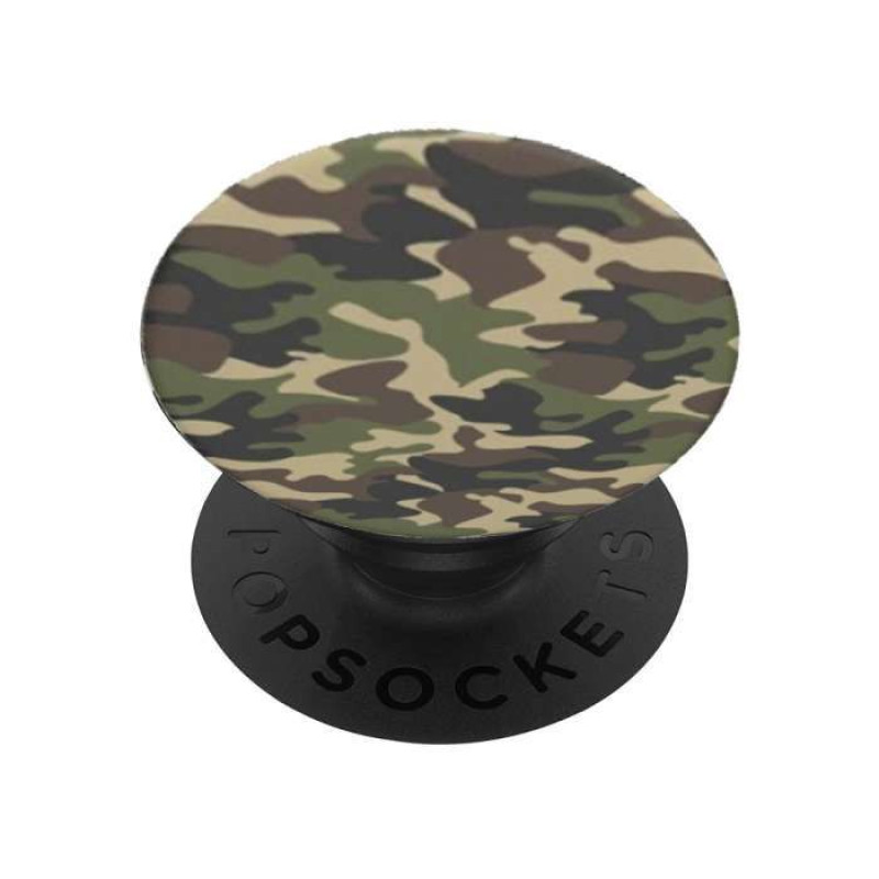 Popsockets Universāls turētājs (Popsocket) Popsockets  PopGrip Woodland Camo