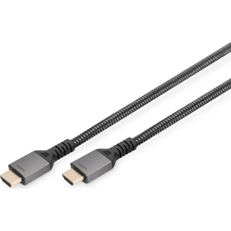 Digitus Monitoru piederums Digitus  8K PREMIUM HDMI 2.1 Connection Cable 	DB-330200-030-S Black, HDMI to HDMI, 3 m