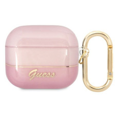 Guess Maciņš austiņām Guess - AirPods 3 Translucent Case Pink