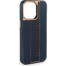 Ilike Aizmugurējais vāciņš iLike Apple iPhone 13 Leather Case Customized Midnight Blue