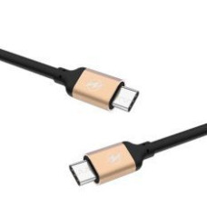 Joyroom Kabelis Joyroom  Data cable Type-C to Type-C 2M S-M330 Black Gold