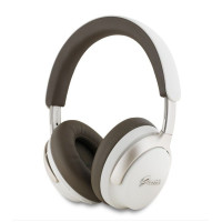 Guess Bezvadu austiņas Guess  PU Leather Script Logo ANC/ENC Wireless Headphone Beige