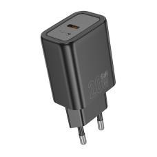 Hoco Adapteris Hoco  N60 Gentle single port PD20W charger(EU) Black