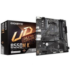 Gigabyte Pamatplate AMD procesorsiem Gigabyte  Mainboard||AMD B550|SAM4|Micro-ATX|Memory DDR4|Memory slots 4|1xPCI-Express 3.0 1x|1xPCI-Express 4.0 16x|2xM.2|1xHDMI|1xDisplayPort|2xAudio-In|1xAudio-Out|4xUSB 2.0|4xUSB 3.2|1xPS/2|1xRJ45|B550MK