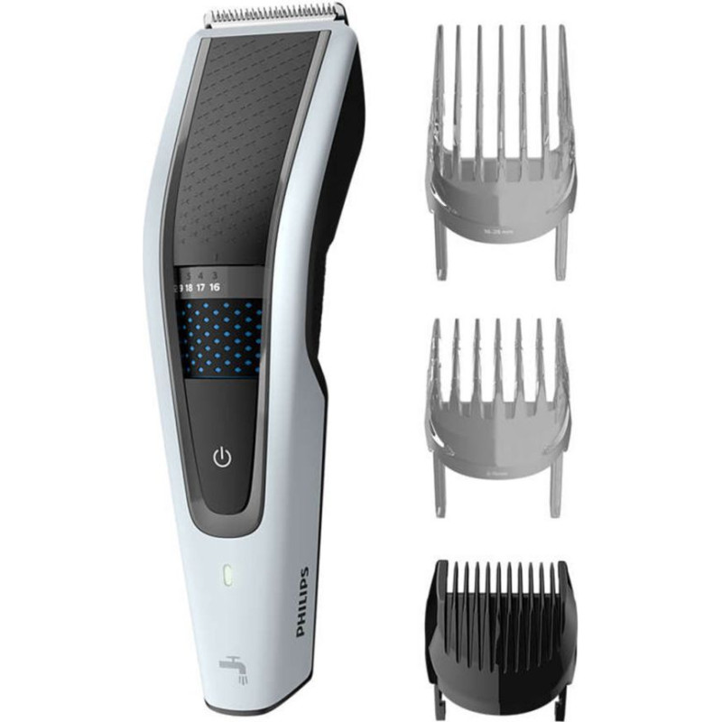 Philips Matu trimmeris Philips  Hair clipper HC5610/15 Cordless or corded, Number of length steps 28, Step precise 1 mm, Black/Grey