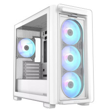 Asus Datoru korpusi Asus  Case||A23 PLUS|MidiTower|Case product features Transparent panel|MicroATX|MiniITX|Colour White|A23PLUSTG/ARGBWHITE