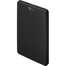Goobay Ārējais akumulators Goobay  Magnetic Wireless Power Bank | 70182 | 5000 mAh | USB-C | Black