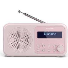 Sharp Skaļruņi Sharp  DR-P420(PK) Tokyo Portable Digital Radio, FM/DAB/DAB+, Bluetooth 5.0, USB or Battery Powered, Pink