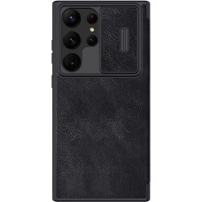 Nillkin Aizmugurējais vāciņš Nillkin - Nillkin Qin Book PRO Case for Samsung Galaxy S23 Ultra Black