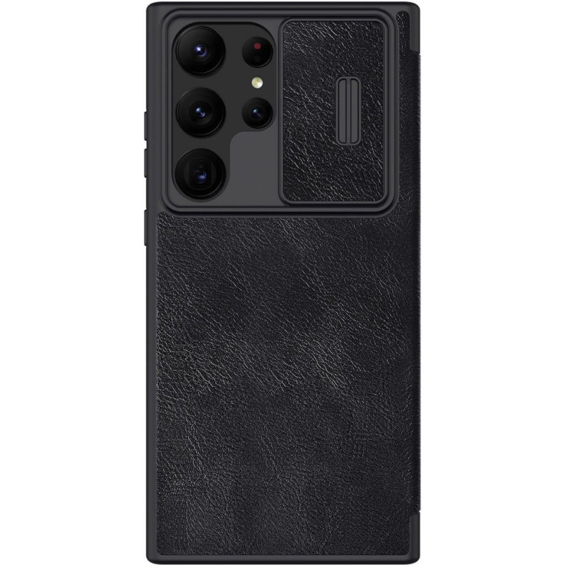 Nillkin Aizmugurējais vāciņš Nillkin - Nillkin Qin Book PRO Case for Samsung Galaxy S23 Ultra Black