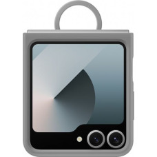 Samsung Atveramie maciņi Samsung - EF-PF741TJE Samsung Silicone Cover with Ring for Galaxy Z Flip 6 Gray