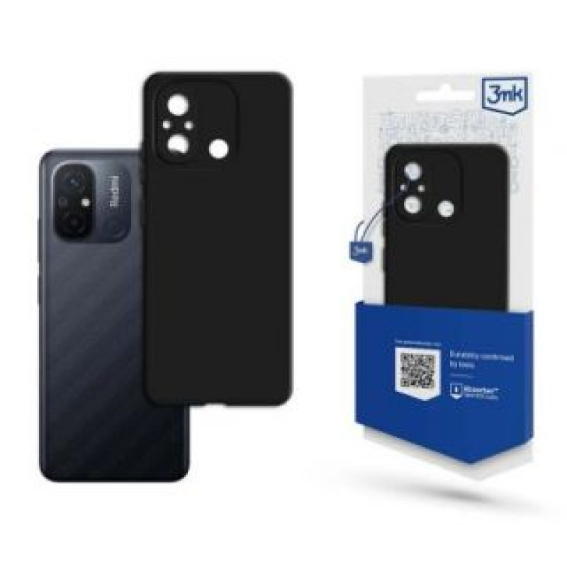3MK Aizmugurējais vāciņš 3MK Xiaomi Redmi 12C Matt Case Black
