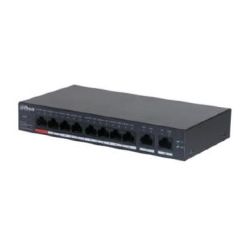 Dahua Nevadāms centrmezgls DAHUA  Switch||CS4010-8ET-110|Type L2|Desktop/pedestal|PoE ports 8|DH-CS4010-8ET-110