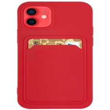Ilike Aizmugurējais vāciņš iLike Samsung Card Cover case for Samsung Galaxy A52 4G / A52 5G / A52S 5G red