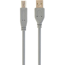 Cablexpert Kabelis Cablexpert  CCP-USB2-AMBM-6G USB 2.0 A-plug B-plug 6ft cable, grey color