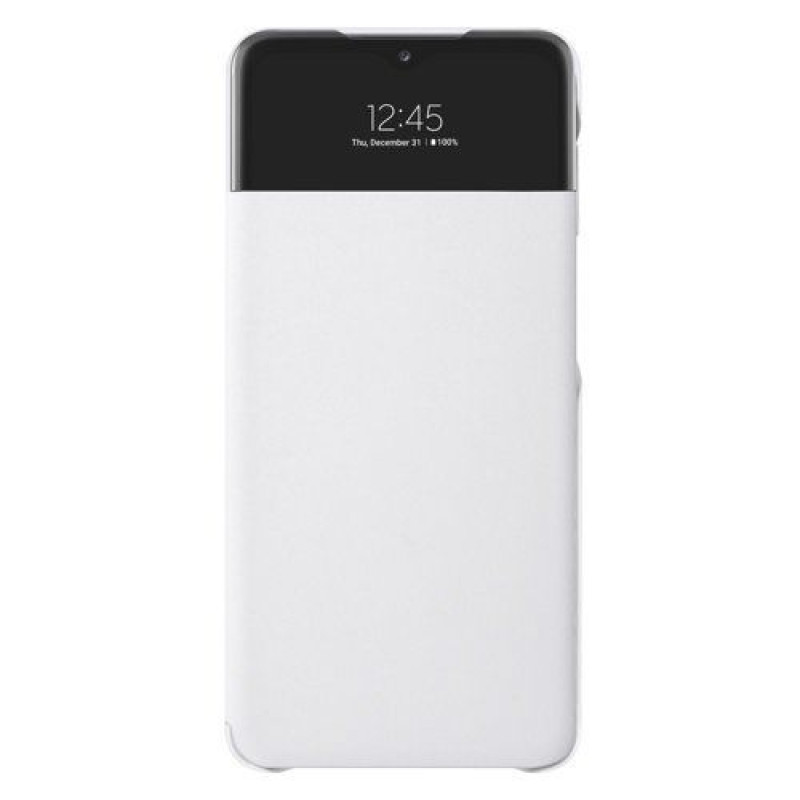 Samsung Atveramie maciņi Samsung  Galaxy A32 Smart S View Wallet Cover White