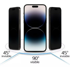 Ilike Aizsargstikls iLike Apple IPHONE 15 PRO TEMPERED PRIVACY GLASS Black