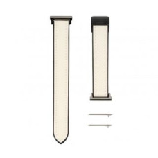 Connect Siksniņa Connect  20mm Silicone Leather Watch Straps with Magnetic White