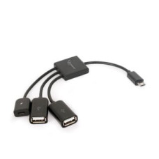 Gembird Kabelis Gembird  CABLE USB OTG 2AF +MICRO BF TO/MICRO BM UHB-OTG-02