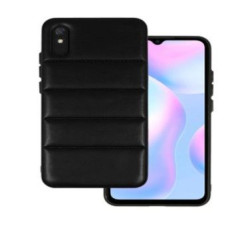 Ilike Aizmugurējais vāciņš iLike Xiaomi REDMI 9A LEATHER 3D CASE Black