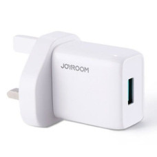 Joyroom Adapteris Joyroom  USB wall charger 2.1 A UK plug (L-1A101) White