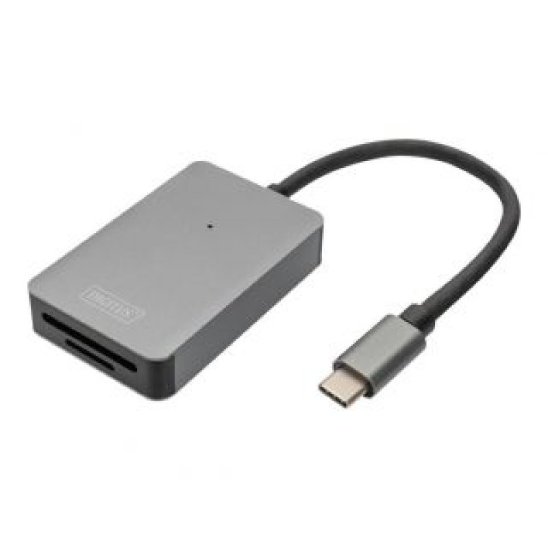 Digitus Cita datorprece Digitus  USB-C Card Reader, 2 Port, High Speed