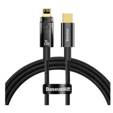 Baseus Kabelis Baseus  Explorer Series cable USB Type C - Lightning 20W 1m Black