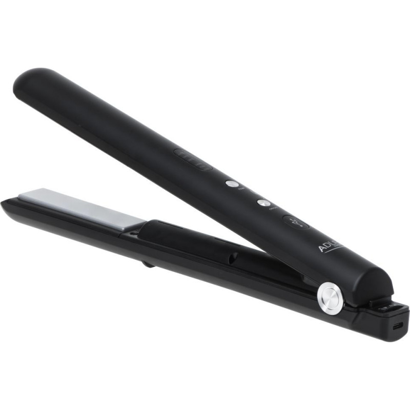 Adler Matu taisnotājs Adler  Cordless Hair Straightener | AD 2327 | Ceramic heating system | Display LED | Temperature (min) 160 °C | Temperature (max) 220 °C | Black