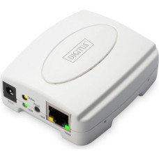 Digitus Fitnesa aproce Digitus  USB Print Server, 1-Port 1x RJ45, 1x USB A, USB 2.0 DN-13003-2 White