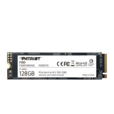 Patriot Cietais disks SSD Patriot  SSD||P300|128GB|M.2|PCIE|NVMe|3D NAND|Write speed 600 MBytes/sec|Read speed 1600 MBytes/sec|3.8mm|TBW 60 TB|P300P128GM28
