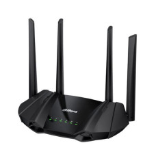 Dahua Rūteris DAHUA  Wireless Router||Wireless Router|1500 Mbps|IEEE 802.11a|IEEE 802.11 b/g|IEEE 802.11n|IEEE 802.11ac|IEEE 802.11ax|2x10/100/1000M|LAN  WAN ports 1|Number of antennas 4|AX15M