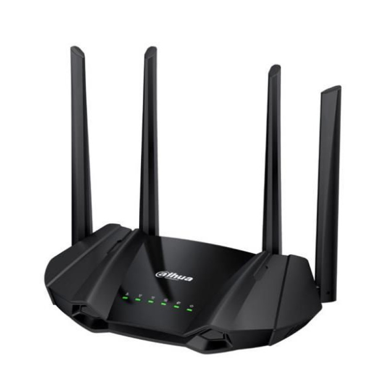 Dahua Rūteris DAHUA  Wireless Router||Wireless Router|1500 Mbps|IEEE 802.11a|IEEE 802.11 b/g|IEEE 802.11n|IEEE 802.11ac|IEEE 802.11ax|2x10/100/1000M|LAN  WAN ports 1|Number of antennas 4|AX15M