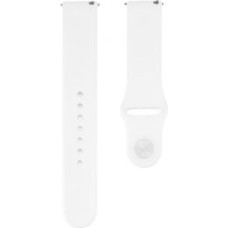 Connect Siksniņa Connect  22mm Silicone Loop Watch Strap (130mm M/L) White