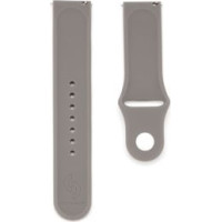 Connect Siksniņa Connect  22mm Silicone Loop Watch Strap (S/M 110mm) Gray