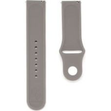Connect Siksniņa Connect  22mm Silicone Loop Watch Strap (S/M 110mm) Gray