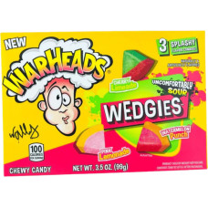 Warheads Wedgies skābās želejas konfektes 99g