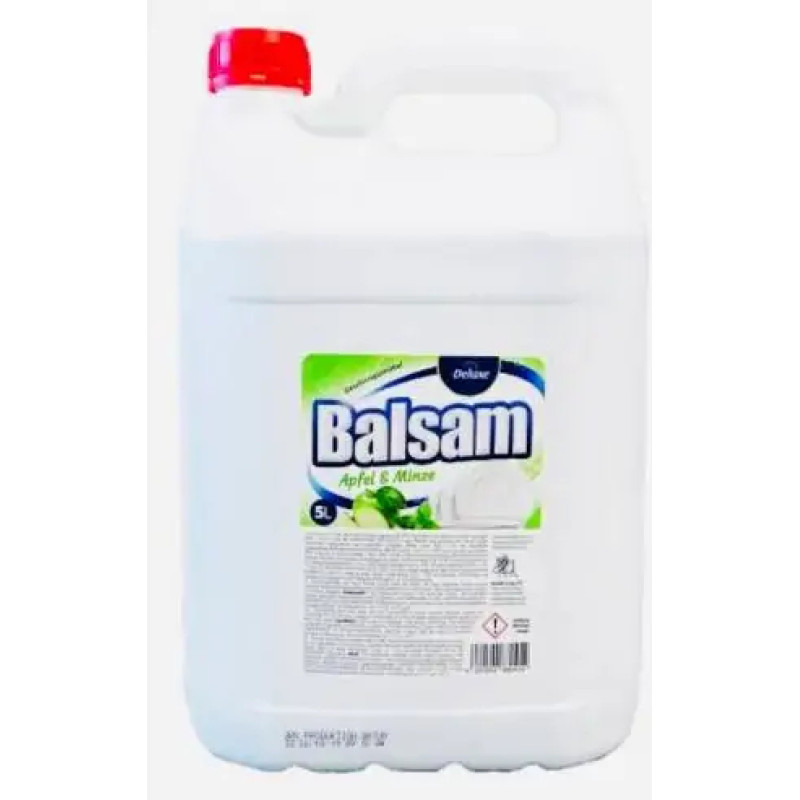 Deluxe Balsam trauku mazgāšanas balzams ar ābolu un piparmētru smaržu 5L