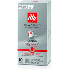 ILLY Classico Lungo Nesspresso kafijas kapsulas (10) 57g