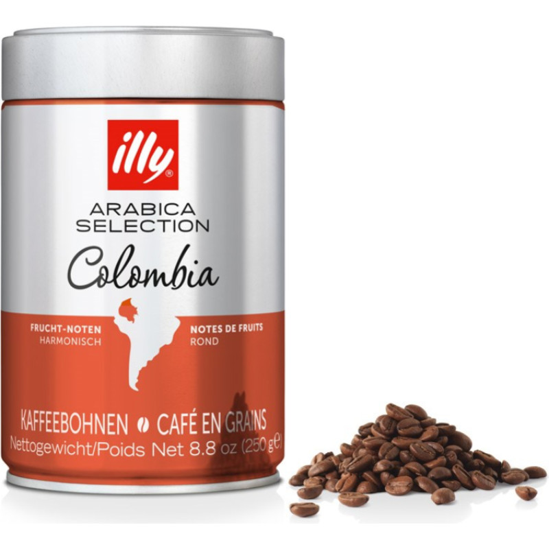 Illy Arabica Selection Colombia kafijas pupiņas 250g