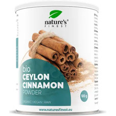 Nature's finest BIO Ceylon Cinnamon powder. BIO Ceilonas kanēļa pulveris - dabisks atbalsts metabolisma uzlabošanai. 125g