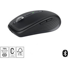 Logitech Datora pele Logitech  MX Anywhere 3S Mouse - RF Wireless + Bluetooth, Laser, 8000 DPI, Graphite