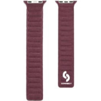 Connect Siksniņa Connect  Watch 42/44/45mm Fine woven twill magnetic chain Watch Straps Plum
